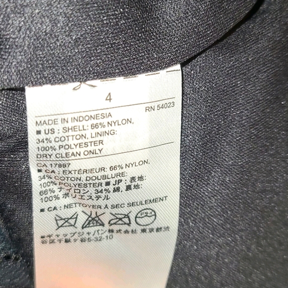 Navy Blue Lace Dress Banana Republic - Picture 5 of 5